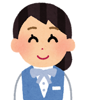 笑顔銀行員